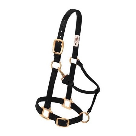 Weaver Leather 1 ADJ BLK Snap Halter 35-7035-BK